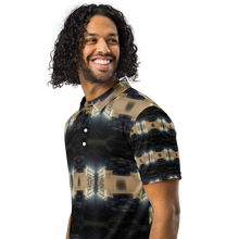 Load image into Gallery viewer, NYC water coloured | Men’s slim fit polo