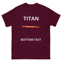 Load image into Gallery viewer, TITAN BOTTOM TEXT | Men's heavyweight tee