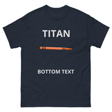 Load image into Gallery viewer, TITAN BOTTOM TEXT | Men's heavyweight tee