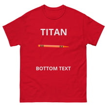 Load image into Gallery viewer, TITAN BOTTOM TEXT | Men's heavyweight tee