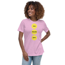 Load image into Gallery viewer, Fuck Yellow Dots | Women&#39;s Relaxed T-Shirt