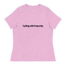 Load image into Gallery viewer, Cycling with Impunity | Women's Relaxed T-Shirt