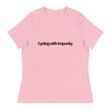 Load image into Gallery viewer, Cycling with Impunity | Women's Relaxed T-Shirt