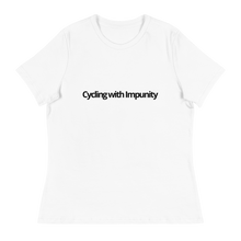Load image into Gallery viewer, Cycling with Impunity | Women's Relaxed T-Shirt